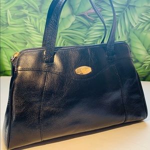 Etienne Aigner Vintage Black Leather Handbag